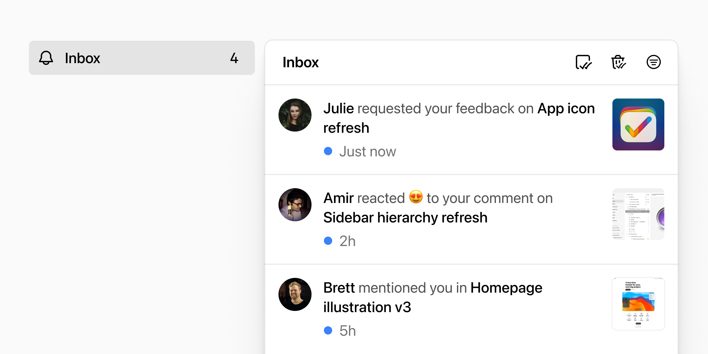 Feature image for Inbox redesign